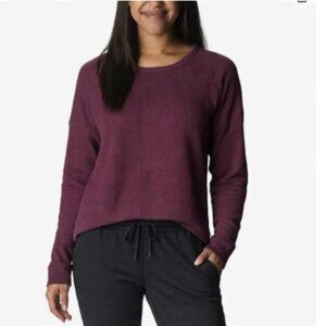 Columbia Pine Peak Long Sleeve Thermal Burgundy